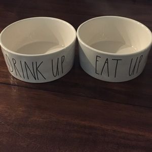 RAE DUNN dog bowls